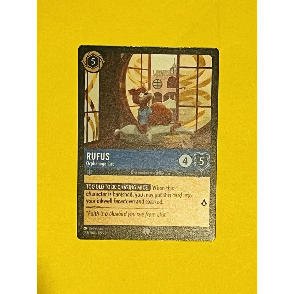 Disney Lorcana Into The Inklands - Rufus Orphanage Cat 153/204 Regular‎